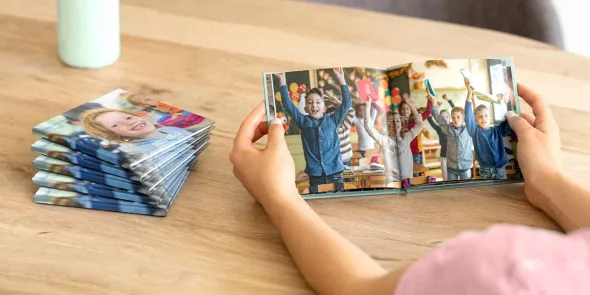 Fem steg för att göra en fotobok till barnets lag