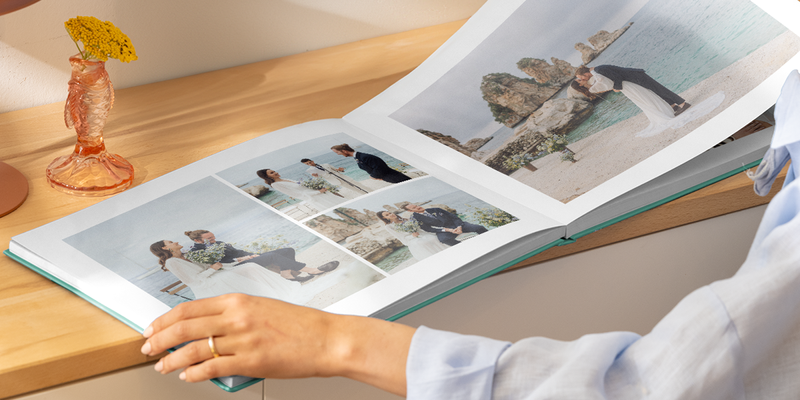 Så väljer du fotobok utifrån bröllopets tema