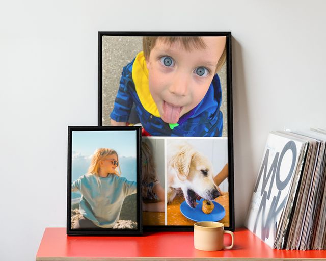 Utvalda väggdekorationer med både collage och enstaka motiv
