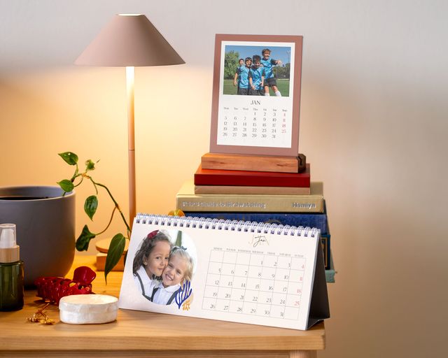Personlig skrivbordskalender som förgyller lärarens vardag
