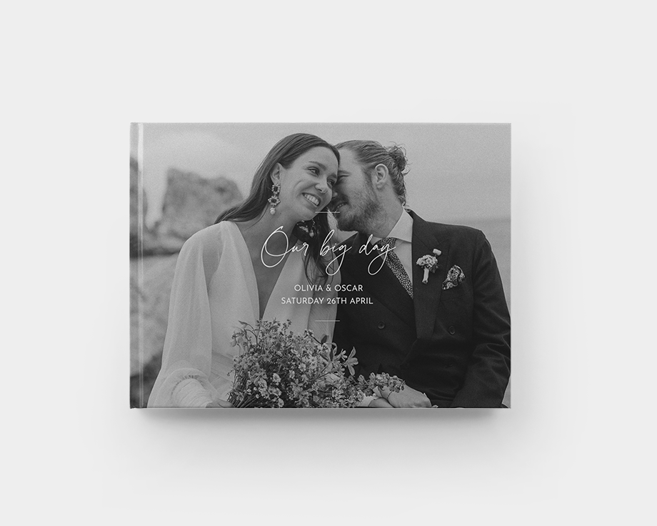 Fotobok liggande M med hårt omslag