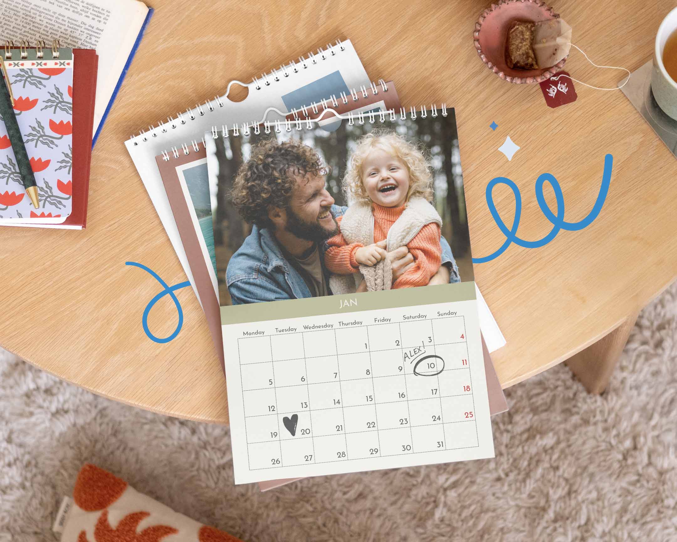 Kalendrar: Ett år av minnen, en sida i taget 