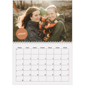 Fotokalender A3 Klassisk — Fotoklistermärke