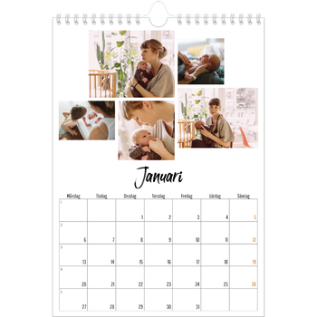 Fotokalender A4 Enkel — Boken om mig