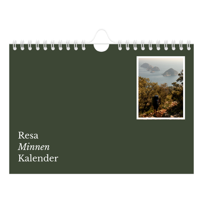 Fotokalender A5 Enkel — Redaktionell Jord [omslag]