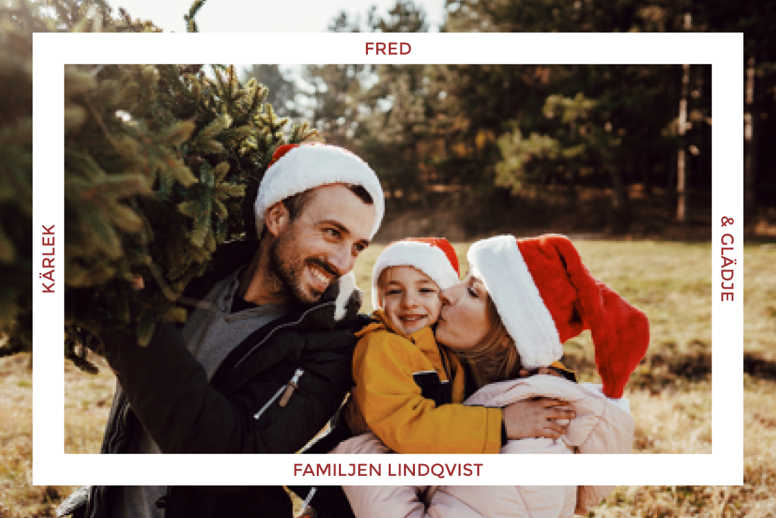 Fotokort — Hälsning i en ram