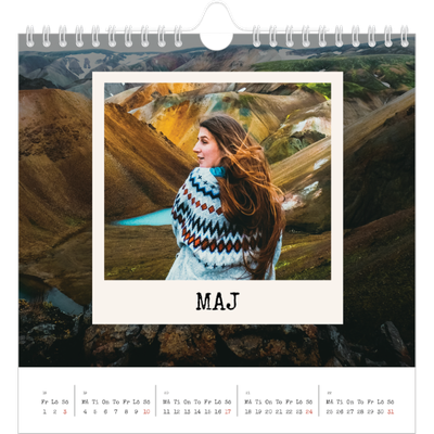 Årskalender kvadratisk — Porträttredigeringen [omslag]