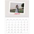 Fotokalender A3 Klassisk (30 x 40 cm) — Signerad i karmosin [April]