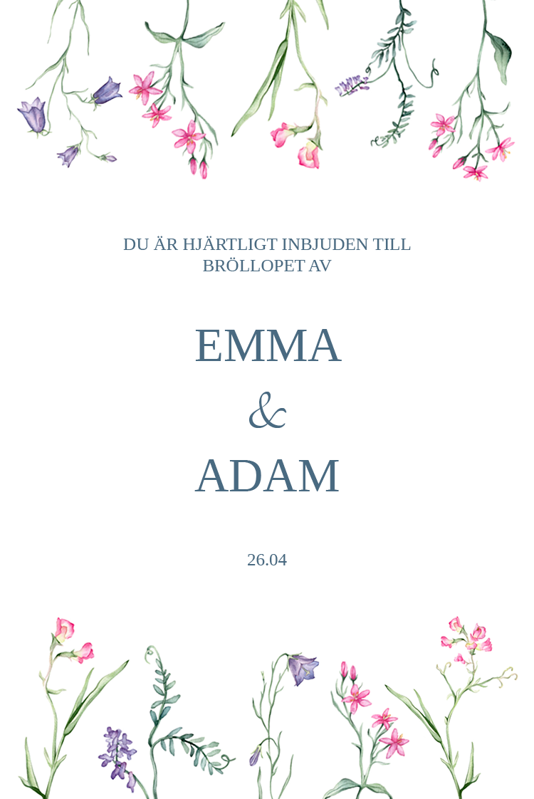 Inbjudningar — Vildblommors viskningar