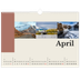 Fotokalender A3 Enkel — Världens sevärdheter [April]