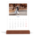 Skrivbordskalender med träställ - Stående — Koboltklassiker [Mars]