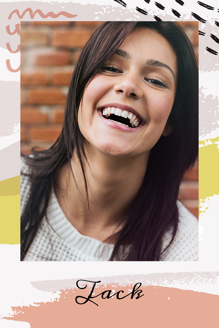 Tack — Målade mönster