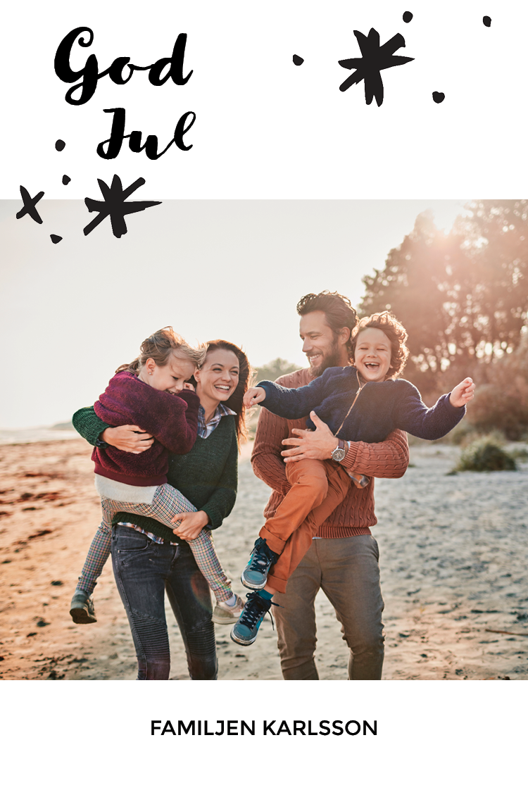 Fotokort — Handskriven