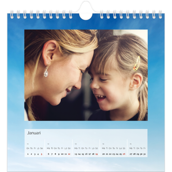 Fotokalender Kvadratisk — Moln