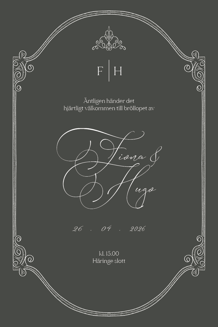 Inbjudningar — Mörk elegans