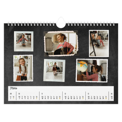 Fotokalender A4 Enkel — Bildsamling [Mars]