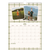 Fotokalender A4 Enkel (20 x 30 cm) — Retro mönster [April]