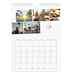 Fotokalender A4 Enkel (20 x 30 cm) — Stadssemester (vit) [April]