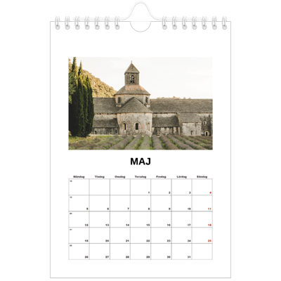 Fotokalender A5 Enkel — Enkel bild [omslag]