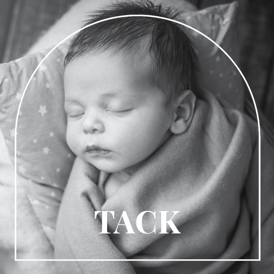 Tack — Modern initial