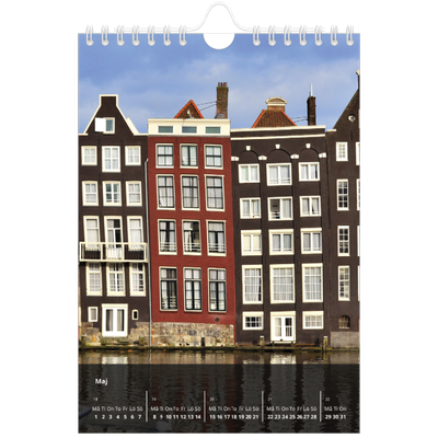 Fotokalender A5 Enkel — Transparent kalender [omslag]