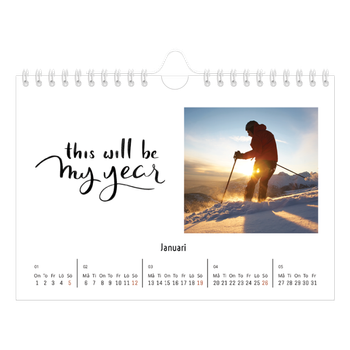 Fotokalender A5 Enkel — Citat