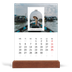 Skrivbordskalender med träställ - Stående — Det öppna valvet [April]