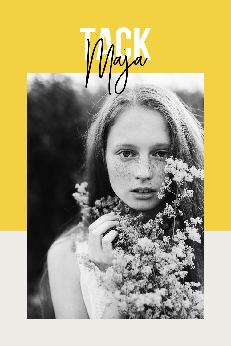 Tack — Färgglad konfirmation