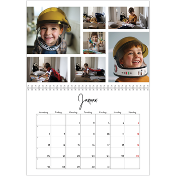 Fotokalender A3 Klassisk — Bild collage