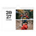 Fotokalender A5 Enkel — Serif och ögonblick [omslag]