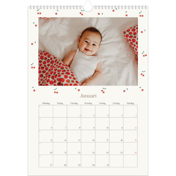 Fotokalender A3 Enkel — Körsbärslycka