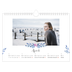 Fotokalender A4 Enkel — Illustrationer av blommor [April]