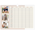 A3 Fotokalender — Familjekalender i naturfärger - Familj på 5 [Mars]