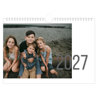 Fotokalender A4 Enkel — Antal månader [omslag]
