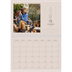 Fotokalender A3 Klassisk (30 x 40 cm) — Enkel botanisk [Januari]