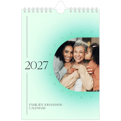 Fotokalender A5 Enkel — Stjärnteckens färger [omslag]