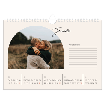 Fotokalender A4 Enkel — Minnen i valv