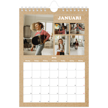 Fotokalender A5 Enkel — Magasinstil