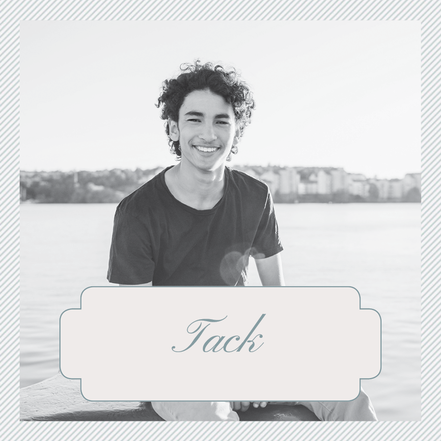 Tack — Tunna blå linjer