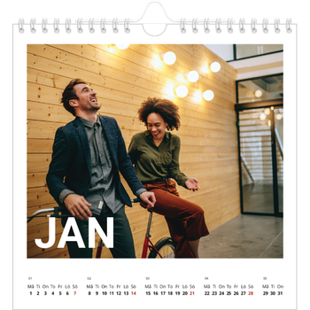 Fotokalender Kvadratisk — Stor månad