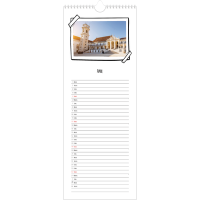 Fotokalender Smal  — Albumögonblick [April]