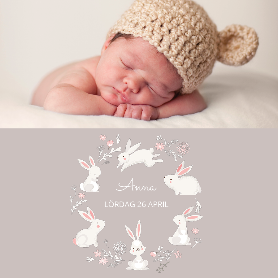 Inbjudningar — Vita kaniner