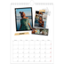 Fotokalender A4 Enkel (20 x 30 cm) — Scrapbook stil [Januari]