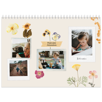 Fotokalender A3 Klassisk (30 x 40 cm) — Retro scrapbooking [omslag]