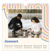 Årskalender kvadratisk — Retro ränder [Januari]
