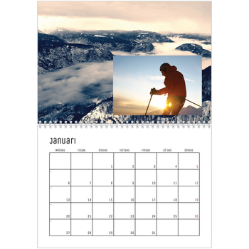 Fotokalender A3 Klassisk — Tillbaka till naturen