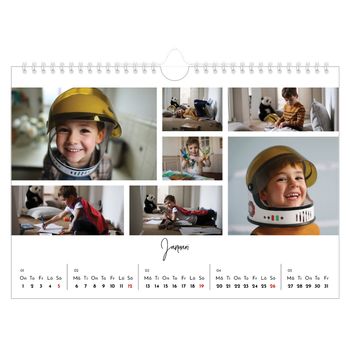 Fotokalender A4 Enkel — Bild collage