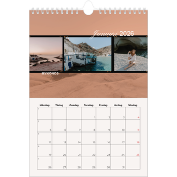 Fotokalender A4 Enkel — Äventyrslängtan