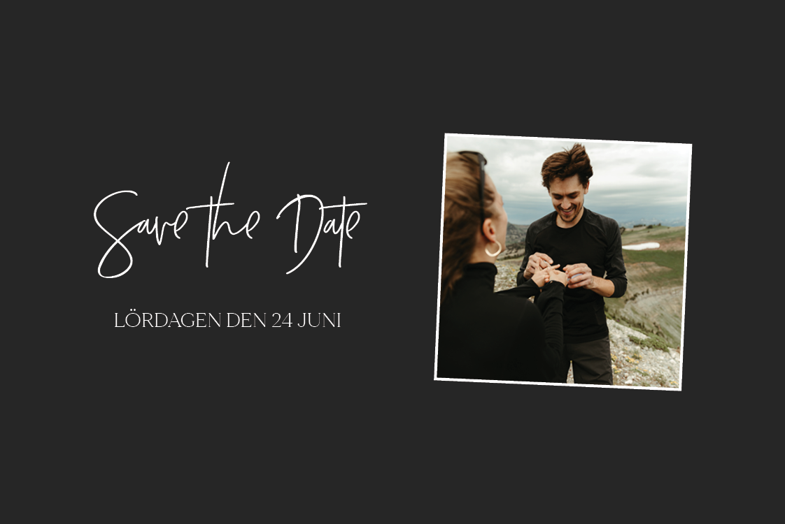 Save the date — Håll det simpelt