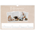 Fotokalender A3 Enkel — Scrapbook kalender [Februari]